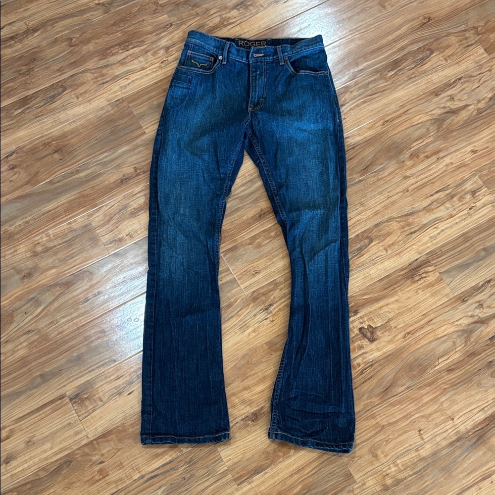 Kimes Ranch Men's Bootcut Jeans - Dark Blue